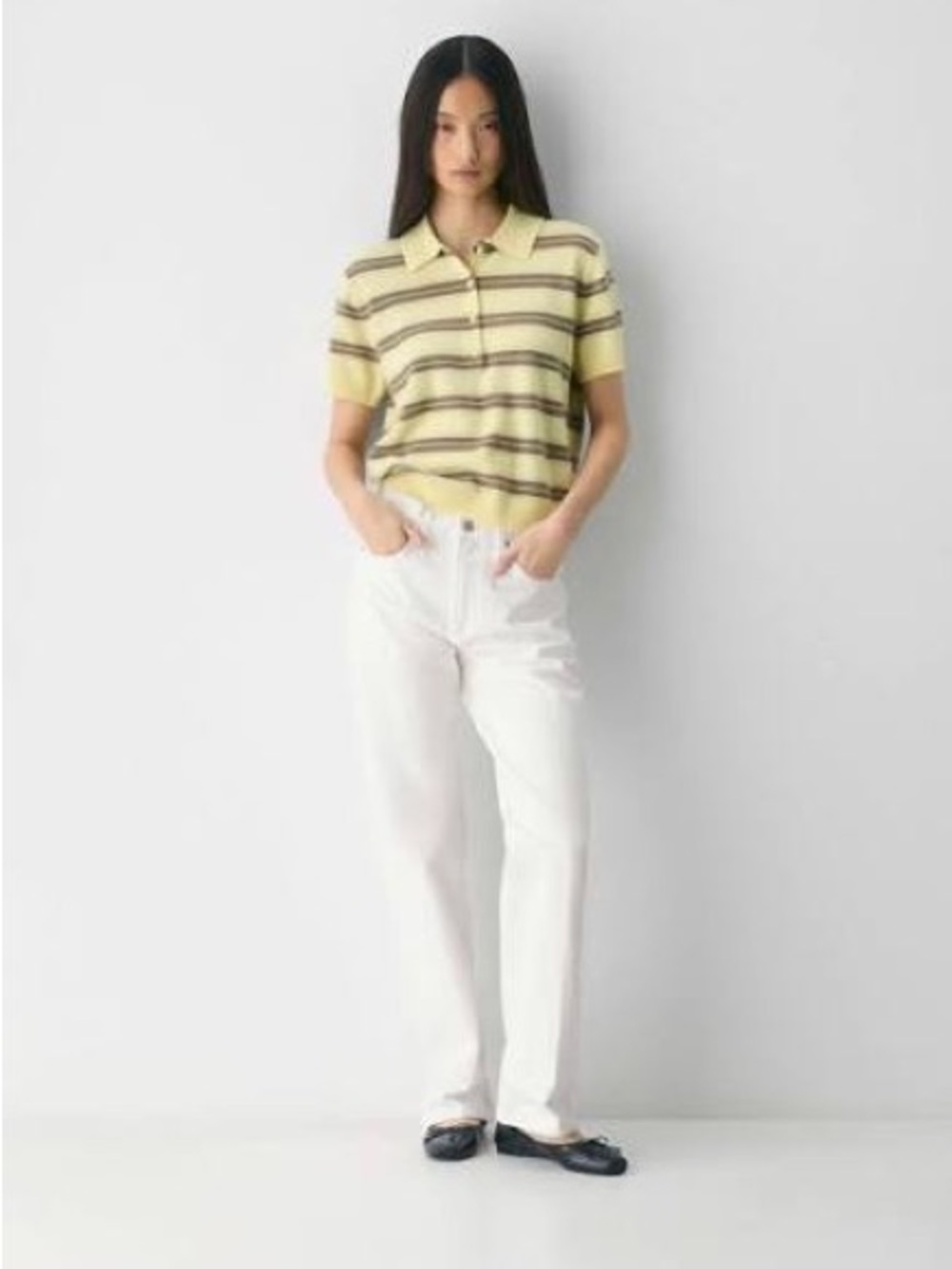 Aritzia Bare Cashmere Cellini Short Sleeve Sweater